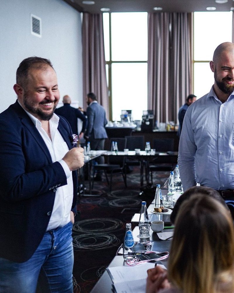 Zespół recepcji podczas szkolenia zamkniętego