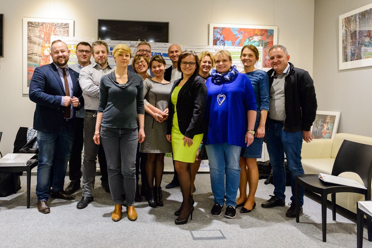 Grupa uczestników kursu z Michałem Katarzyńskim po zakończeniu szkolenia